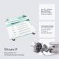 Preview: Tuerschild VITRUM P Glasschild fuer Buero 300 300 mm